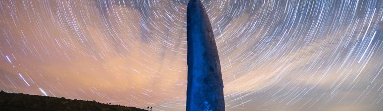 StarTrails Menir do outeiro