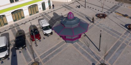 Oferta pública para a cessão de exploração do quiosque da praça e do carrossel na Praça da Liberdade