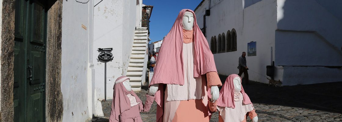 Presépio com figuras em tamanho real em Monsaraz