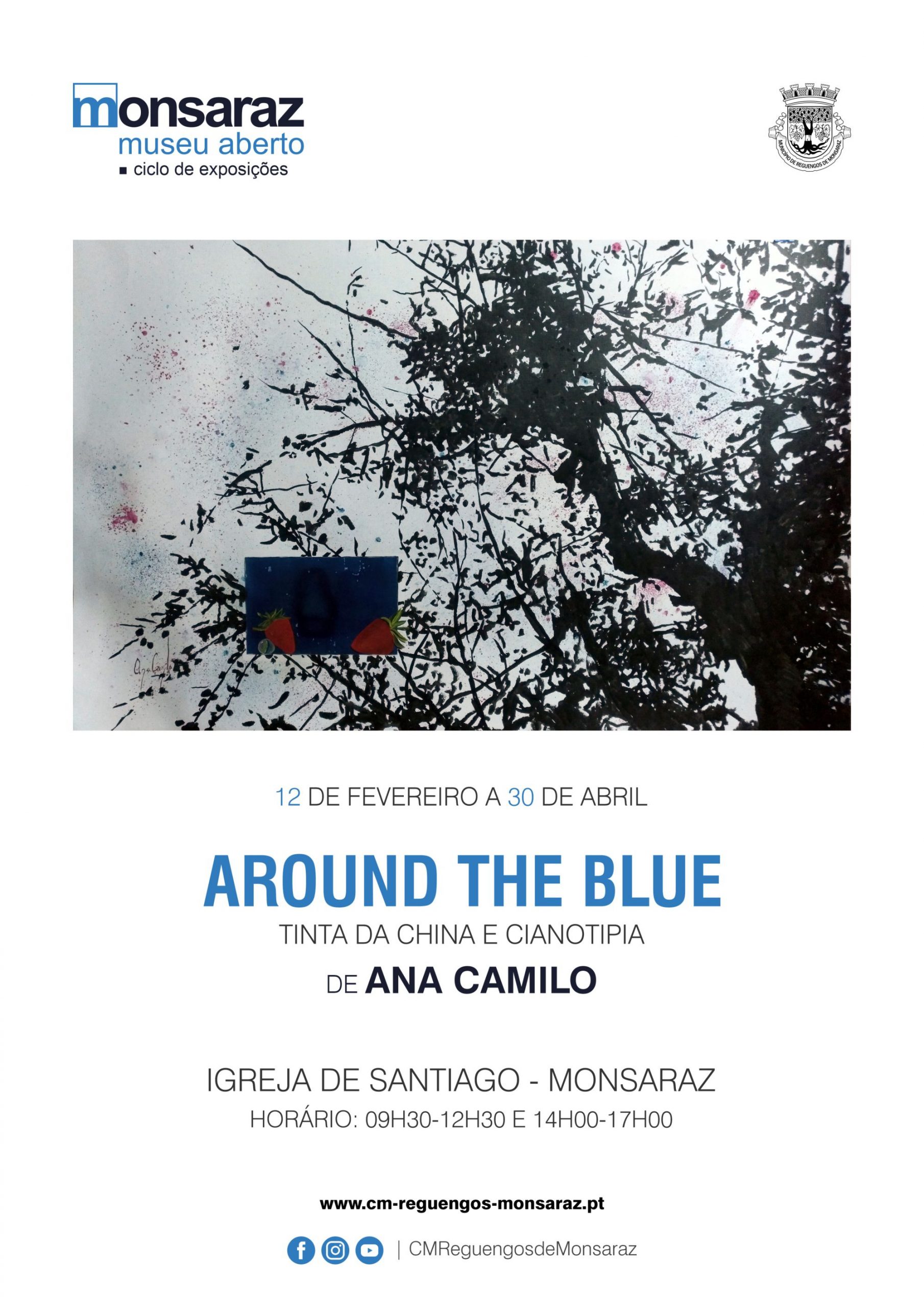 ”Around the Blue” exposição de Ana Camilo