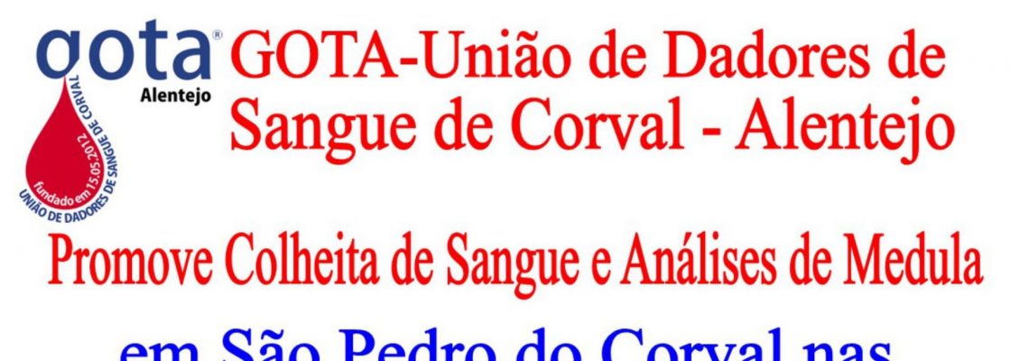 Arquivado: Colheita de sangue e análises de medula em São Pedro do Corval | 27/03/2022