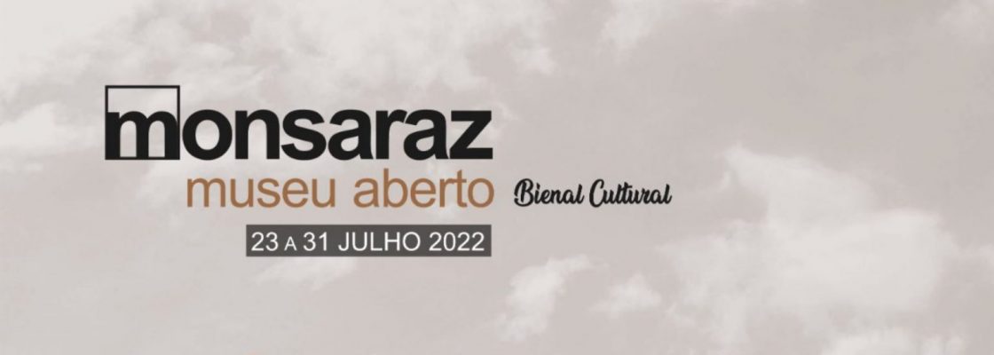 Apresentação do cartaz da Bienal Cultural Monsaraz Museu Aberto de 2022
