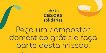 Peça um compostor doméstico grátis e faça parte desta missão.