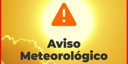 Aviso meteorológico para tempo quente