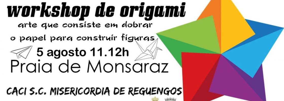 Arquivado: Workshop de Origami dia 05/08/2022 na Praia Fluvial de Monsaraz