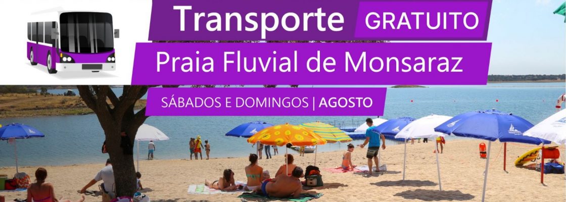 Transporte gratuito para a Praia Fluvial de Monsaraz