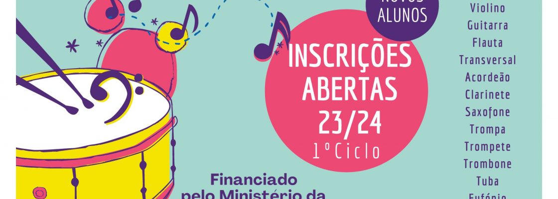 Iniciação Musical | Abertas pré-inscrições no Ensino Artístico Especializado da Música