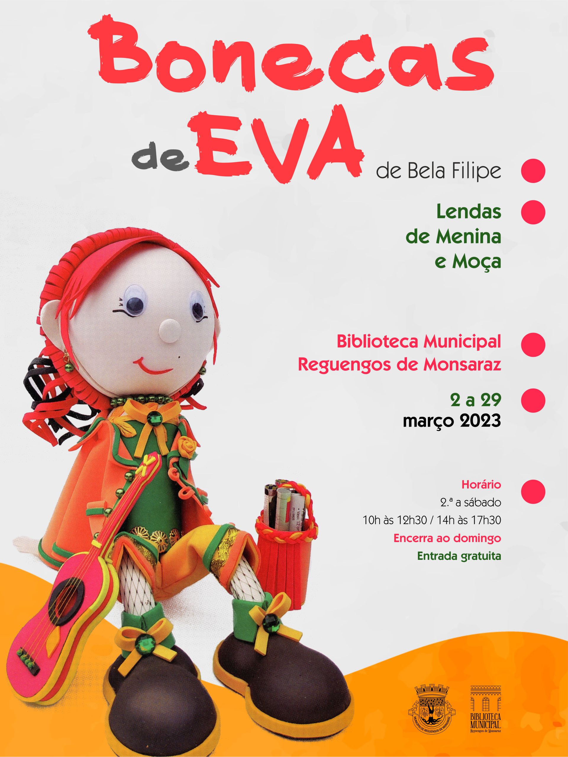 Bonecas de EVA, exposição de Bela Filipe