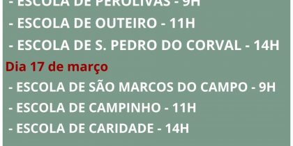 Convite aos avós! “Tempos Cruzados” nas escolas das freguesias rurais