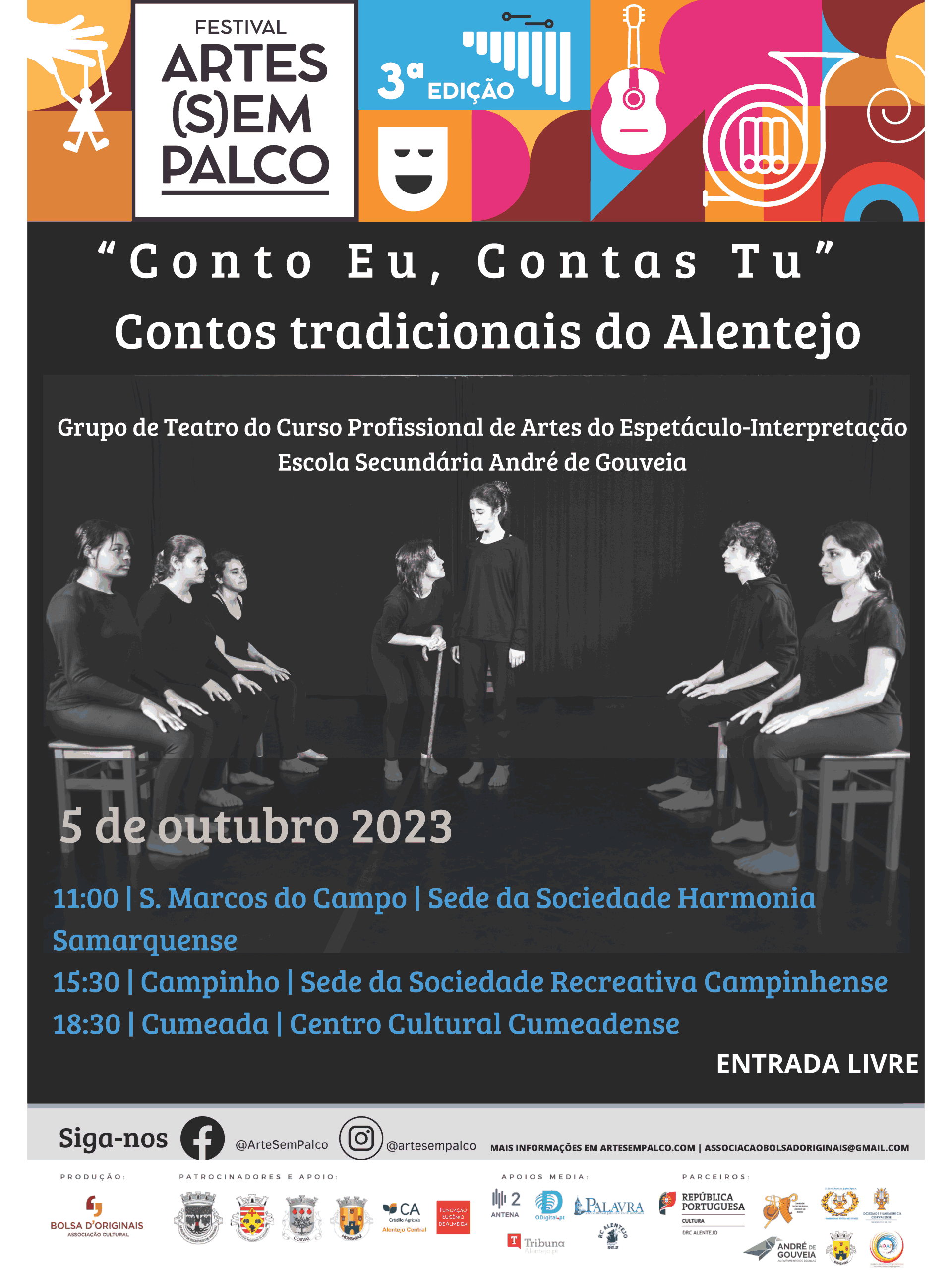 “Conto Eu, Contas Tu” – Contos tradicionais do Alentejo | Festival Arte(s)em Palco