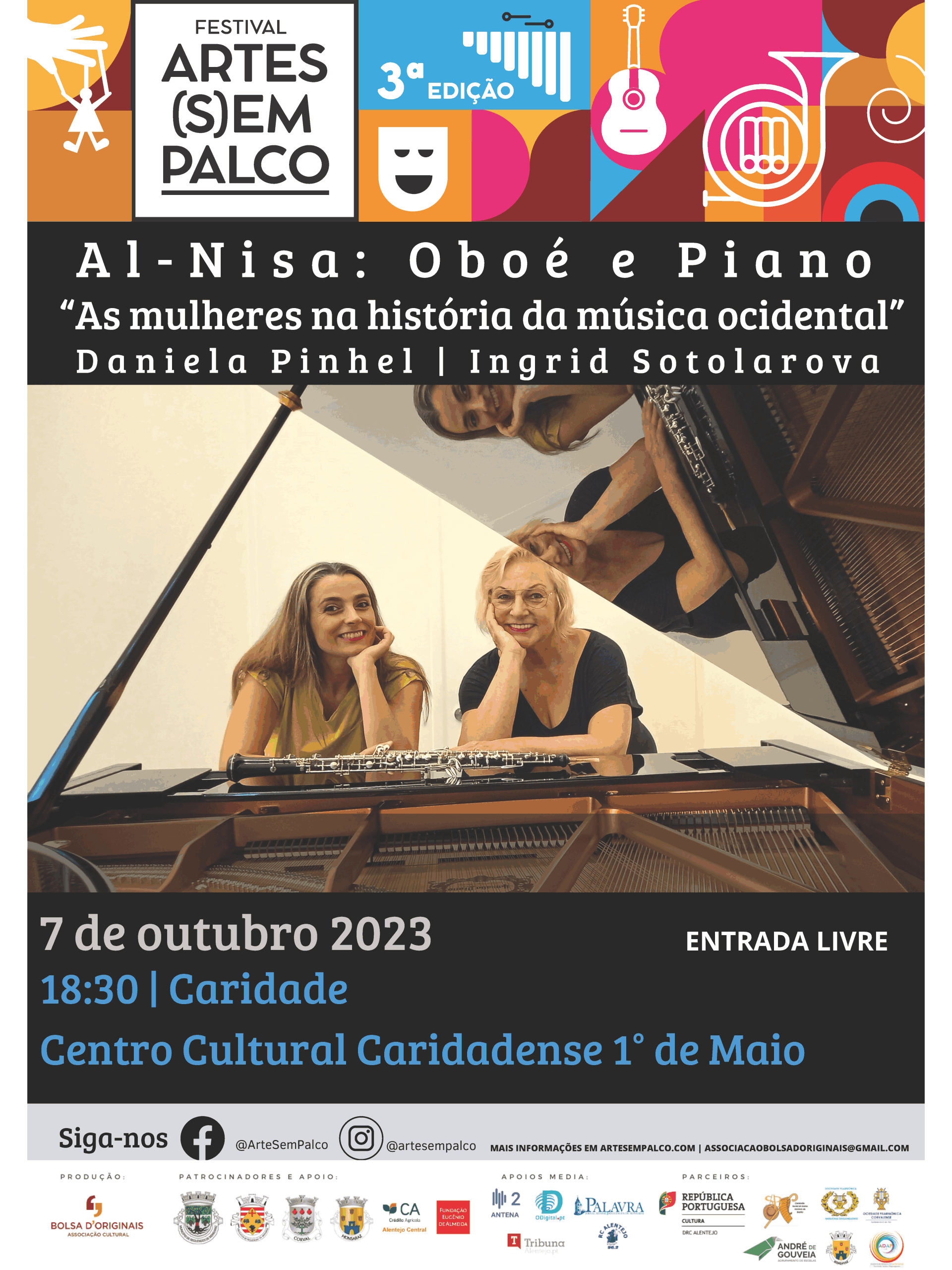 Al-Nisa Ensemble: Oboé e Piano | Festival Arte(s)em Palco
