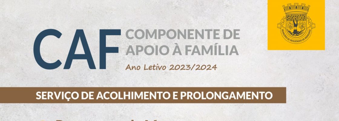CAF – Componente de Apoio à Família 2023/2024