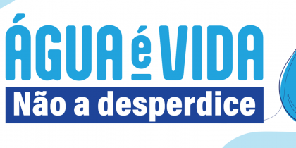 Água é vida – não a desperdice