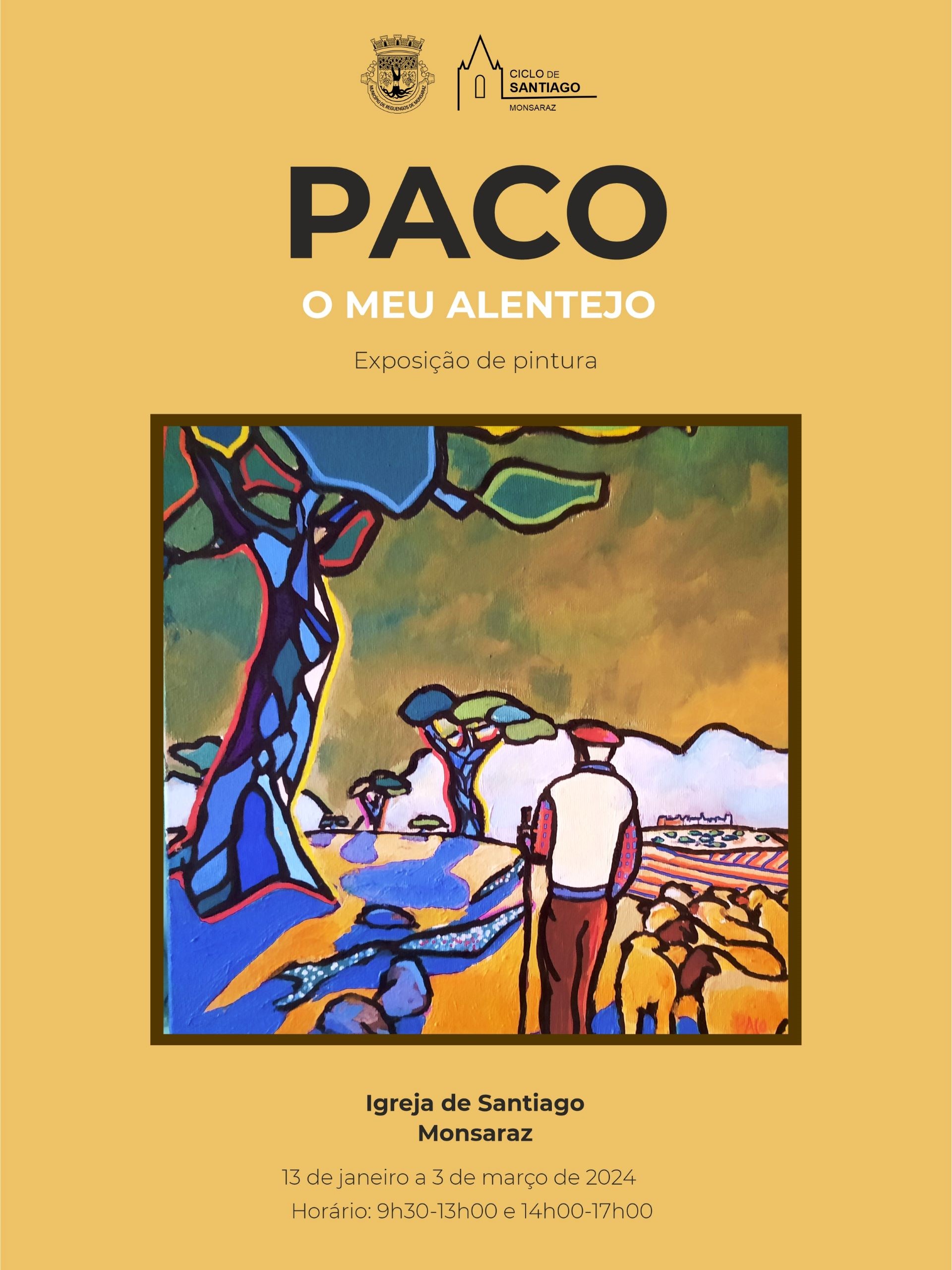 “O Meu Alentejo” de Paco | Exposição de pintura