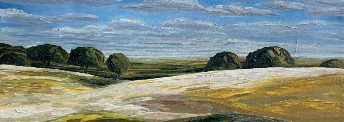 Pinturas a óleo e desenhos de Filipe Duarte em homenagem à natureza em Monsaraz