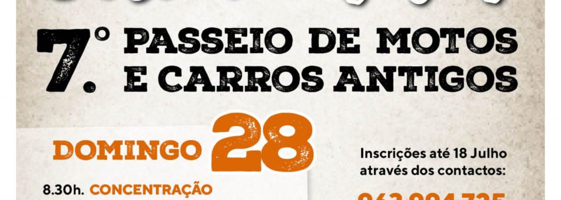 Arquivado: 7º Passeio de Motos e Carros Antigos na Cumeada