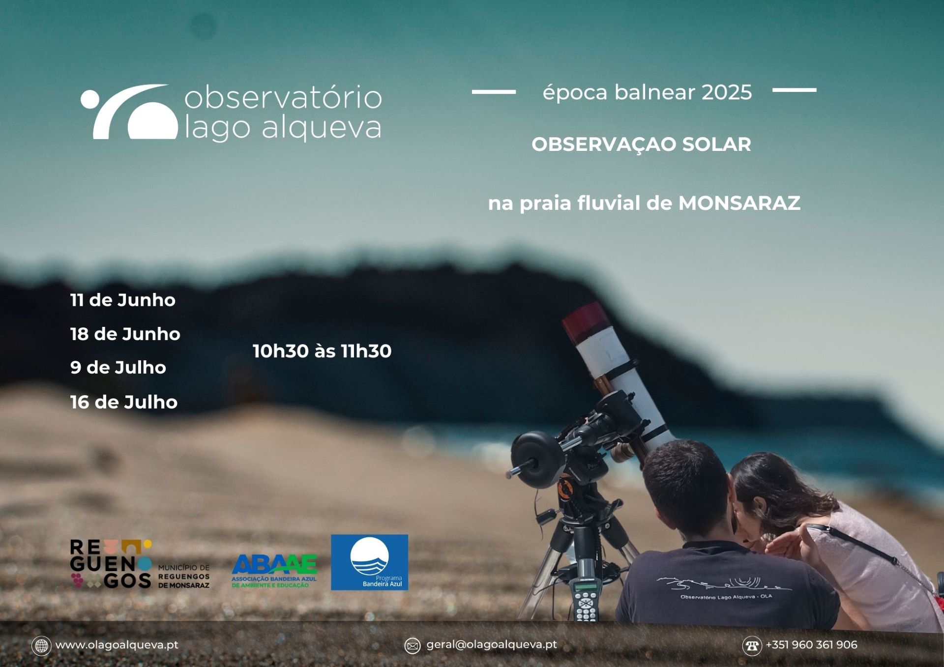 Observação Solar e Atividades Educativas na Praia Fluvial de Monsaraz