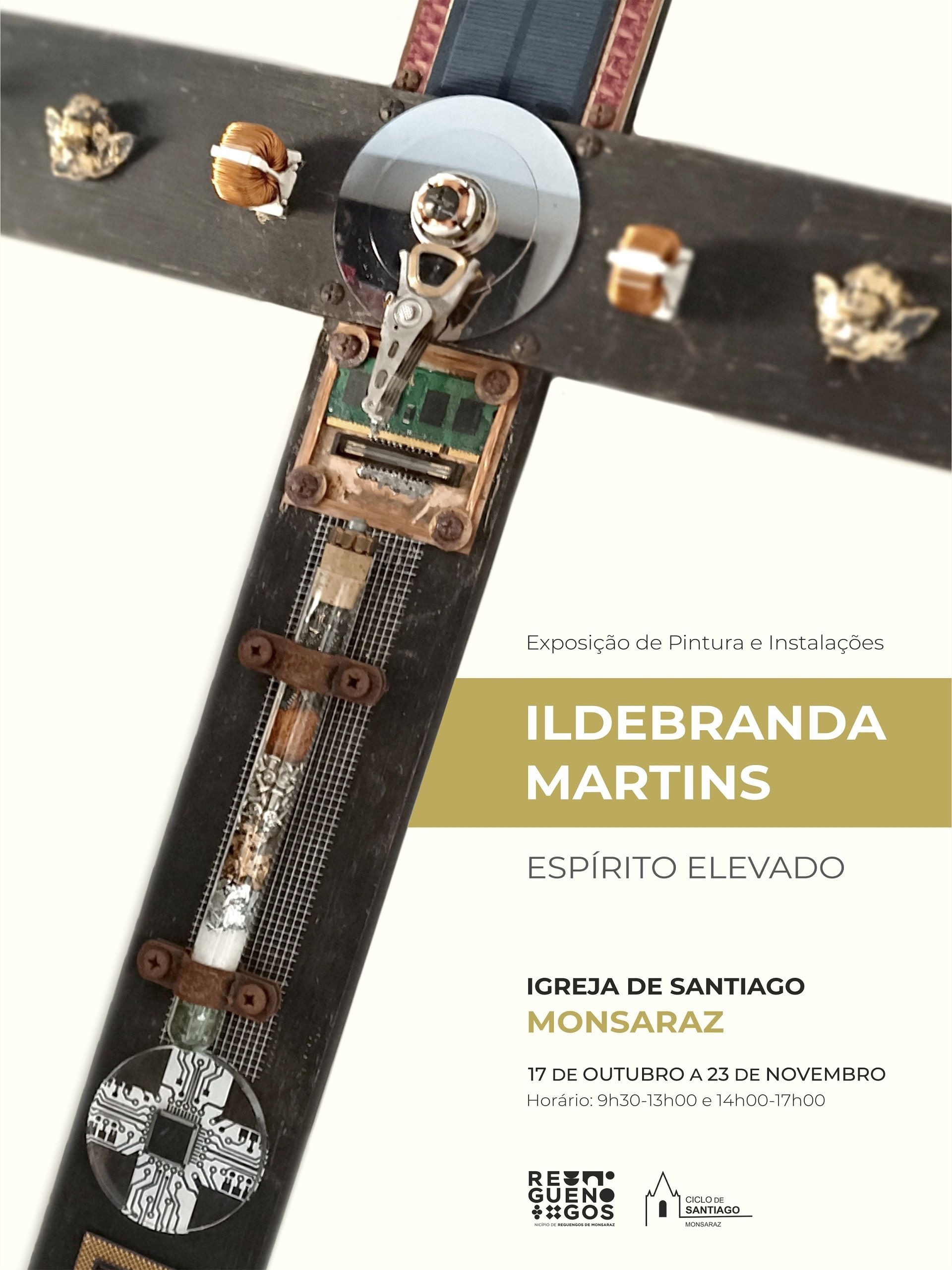 Exposição “Espírito Elevado” de Ildebranda Martins patente na Igreja de Santiago em Monsaraz