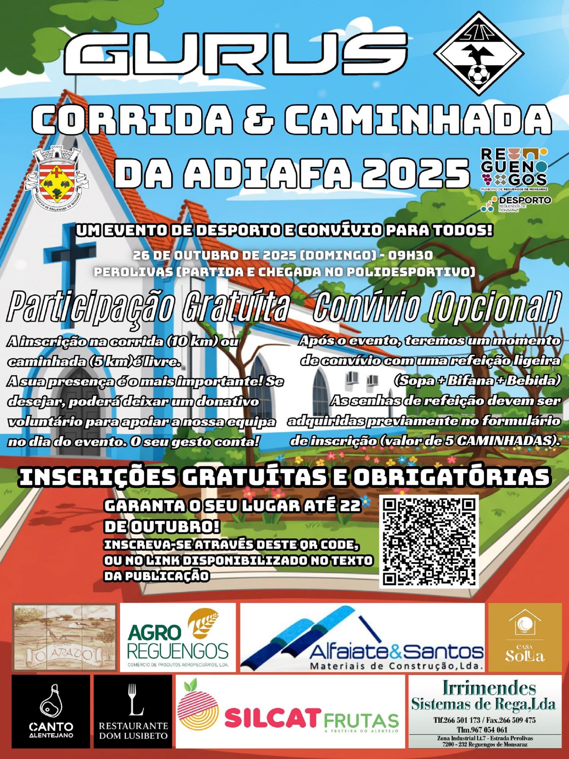GURUS Corrida & Caminhada da Adiafa 2025