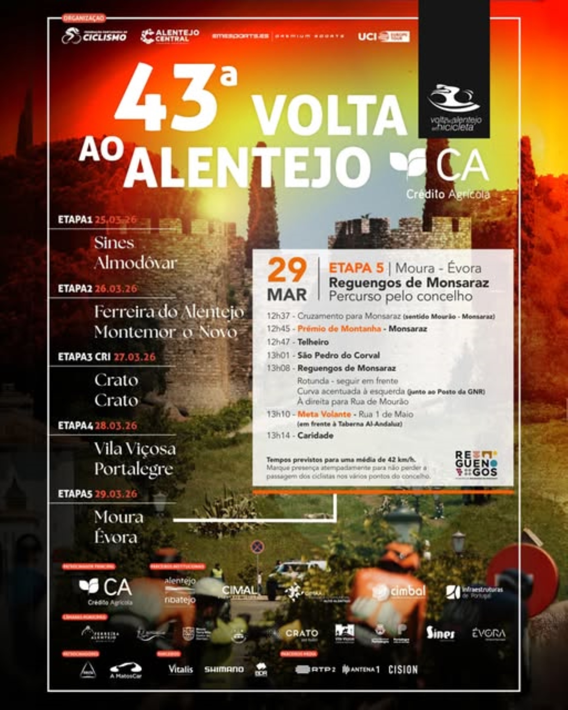 43.ª Volta ao Alentejo em Bicicleta | Reguengos de Monsaraz