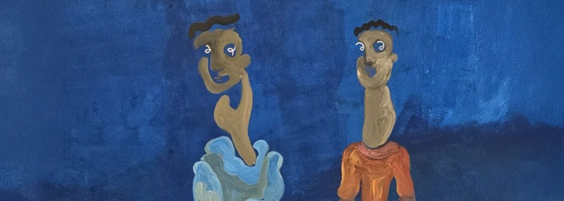 “À Sombra de Estrelas Cintilantes” | pintura de Margarida de Araújo