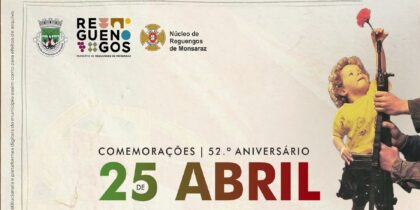 Comemorações do 52.º Aniversário do 25 de Abril em Reguengos de Monsaraz