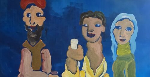 Monsaraz recebe exposição de pintura que retrata vidas e rotinas de comunidades imigrantes
