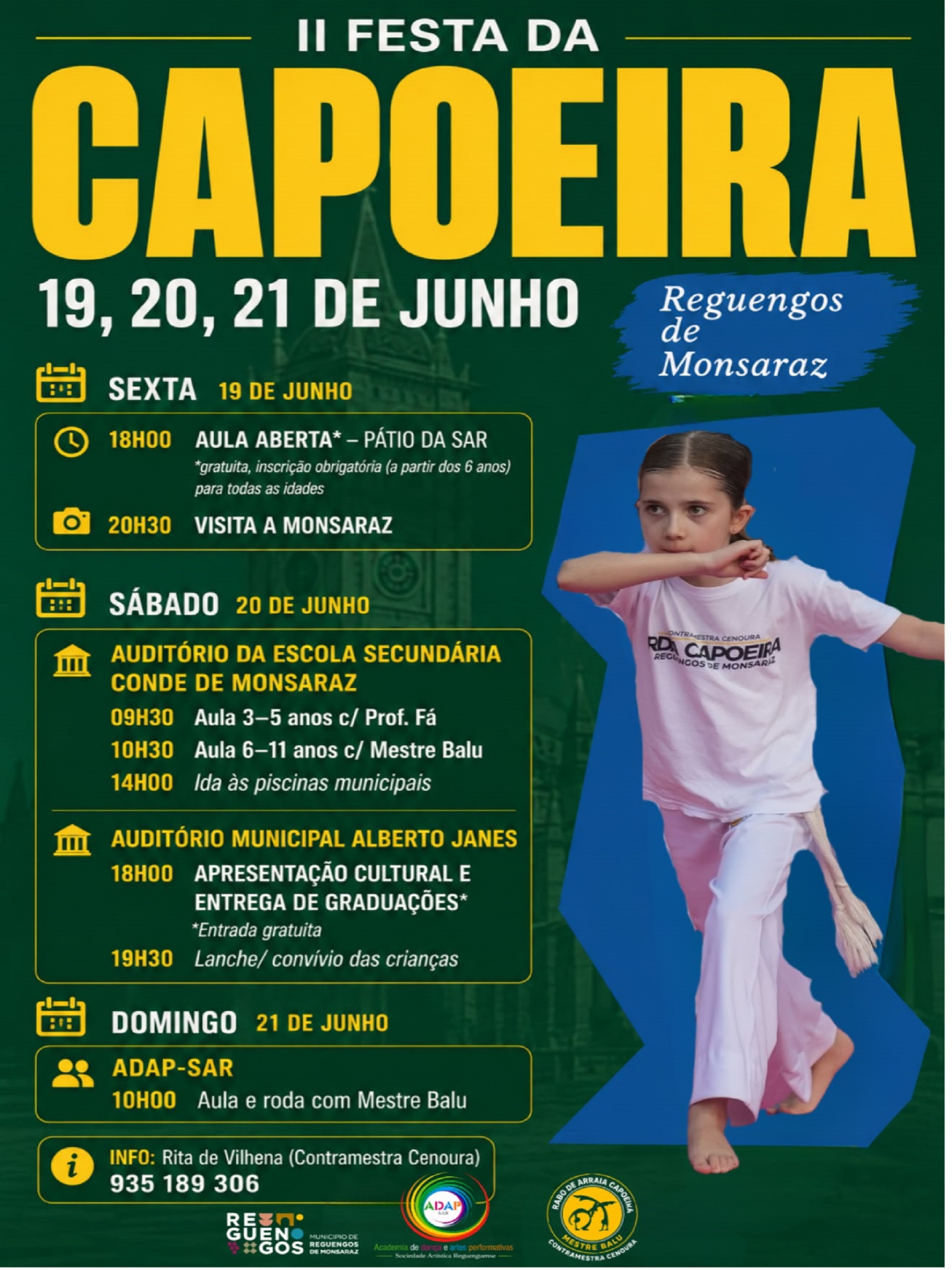 II Evento Infantil de Capoeira em Reguengos de Monsaraz