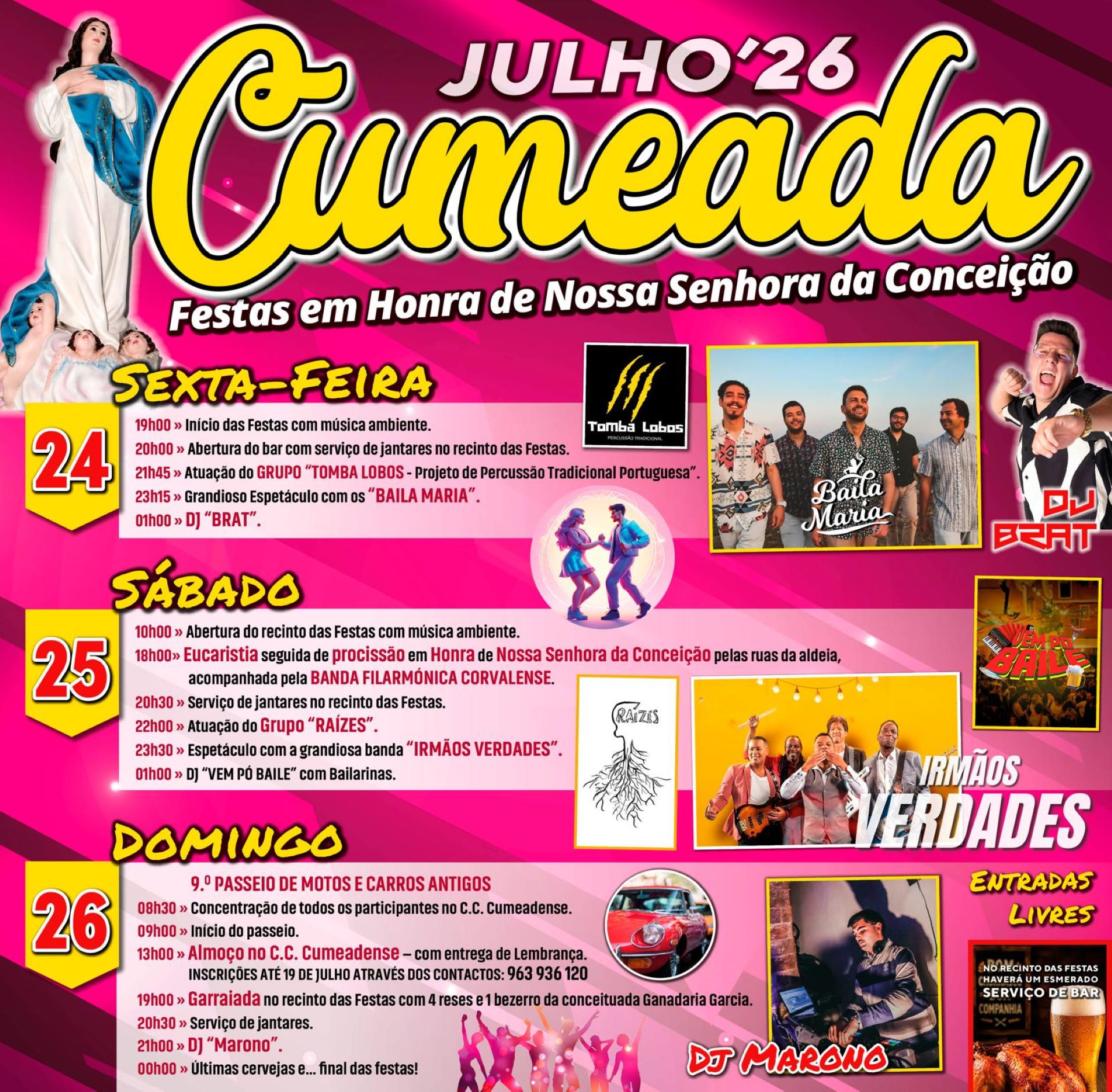 Festas da Cumeada | Festas em Honra de Nossa Senhora da Conceição