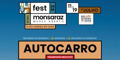 Transporte gratuito assegura ligação ao Bienal Monsaraz Museu Aberto Fest 2026