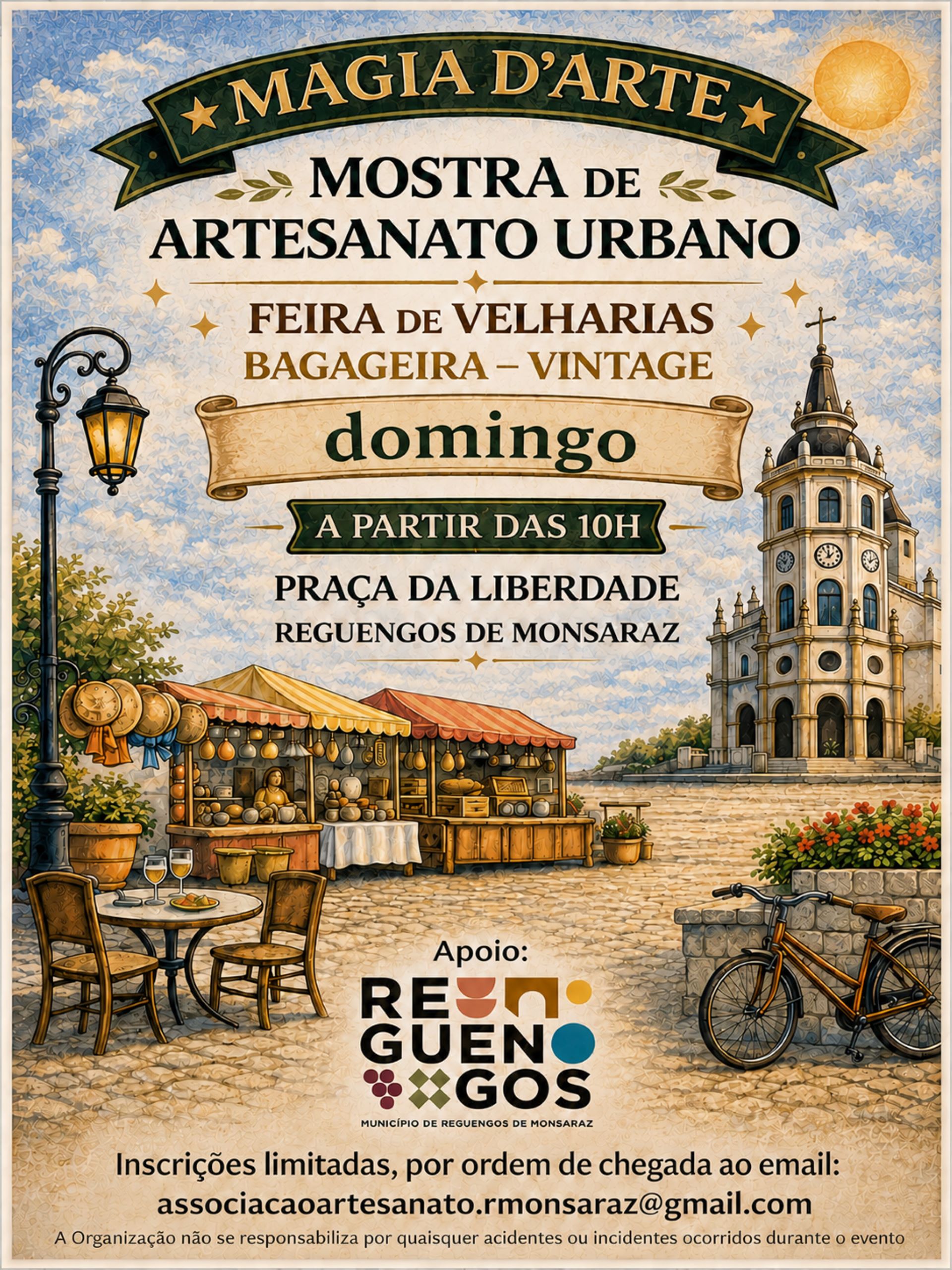 Mostra de Artesanato Urbano, Velharias e Bagageira Vintage | 5 julho
