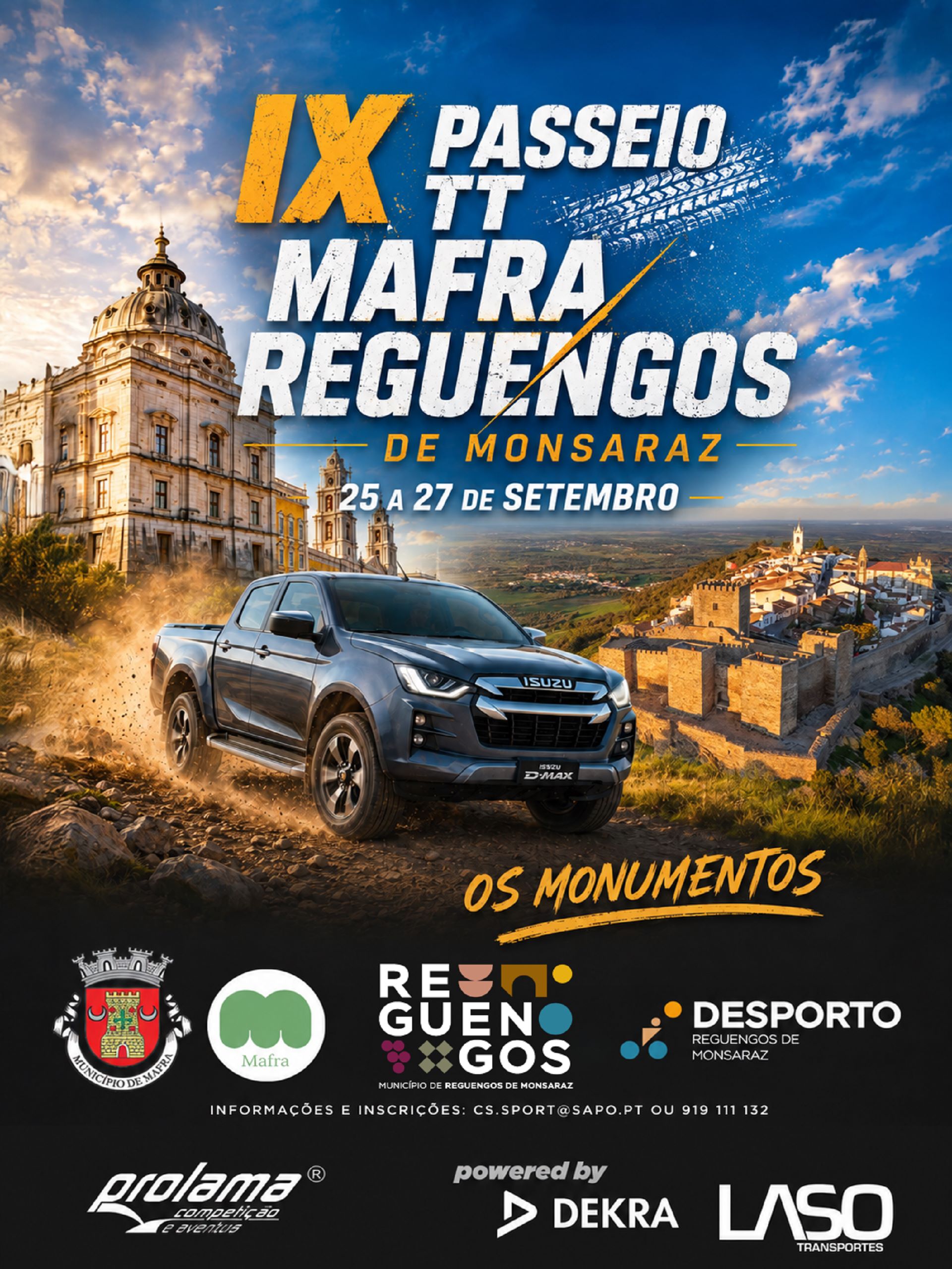 IX Passeio TT Mafra – Reguengos de Monsaraz | Os Monumentos