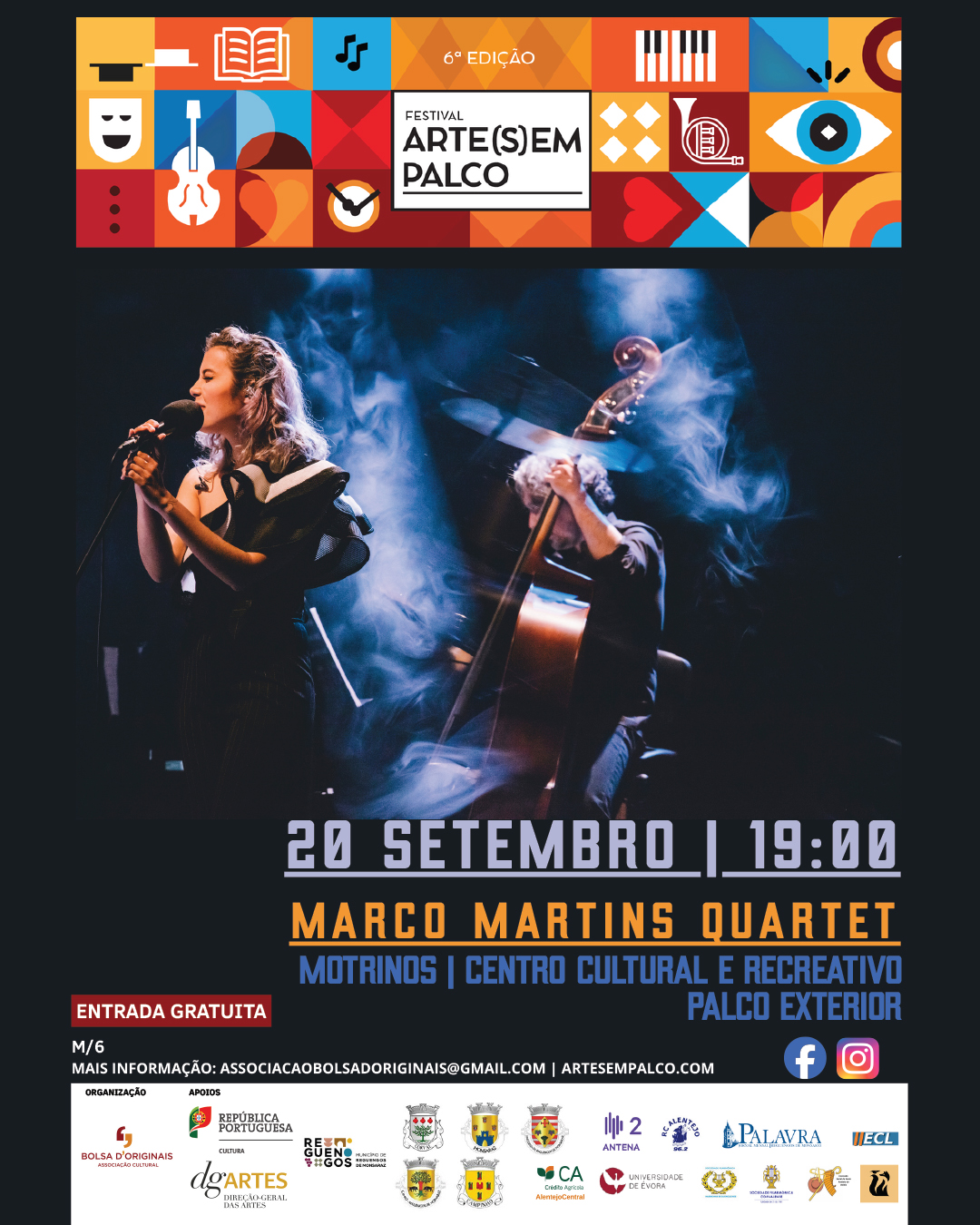 Marco Martins Quartet – “Blues and Roots” | Festival Arte(S)emPalco