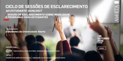 UAb | Sessão de Esclarecimento ao Estudante aborda Mobilidade e Programas para Estudantes