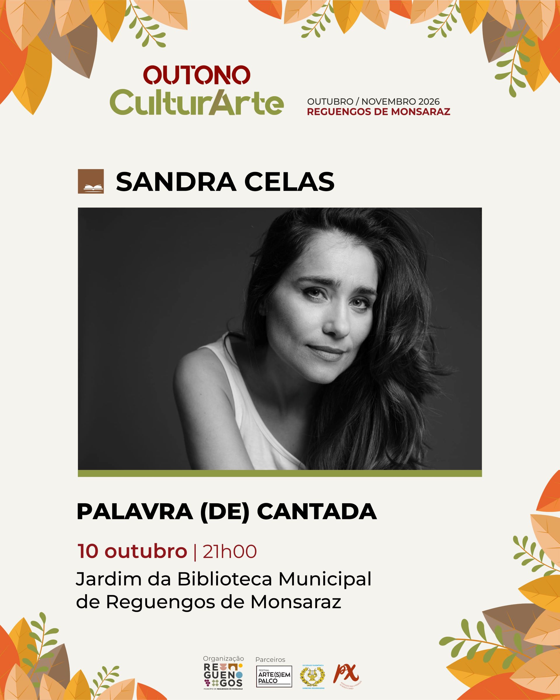 Outono CulturArte 2026 | Palavra (de)Cantada » poesia