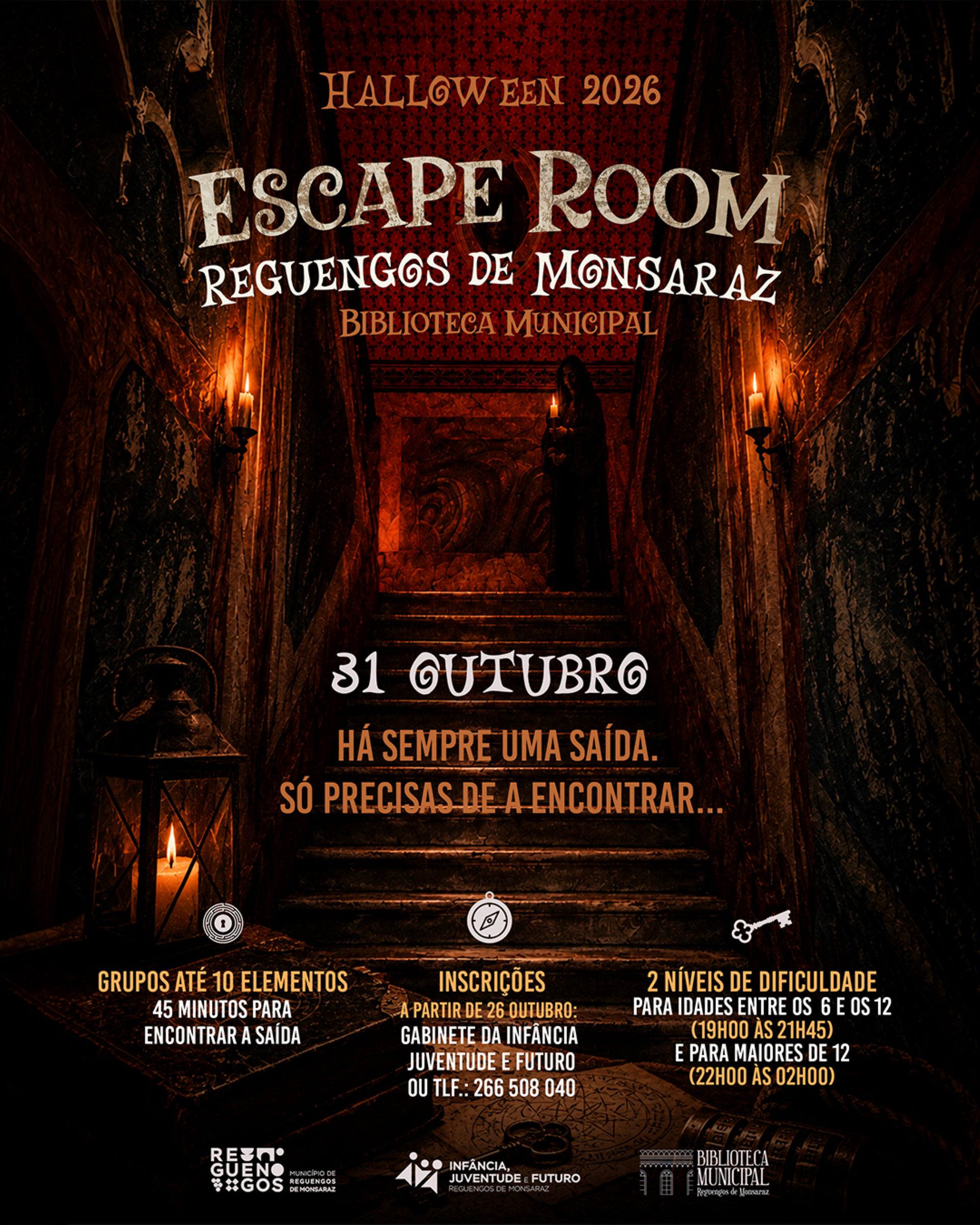 Halloween | Escape Room na Biblioteca Municipal